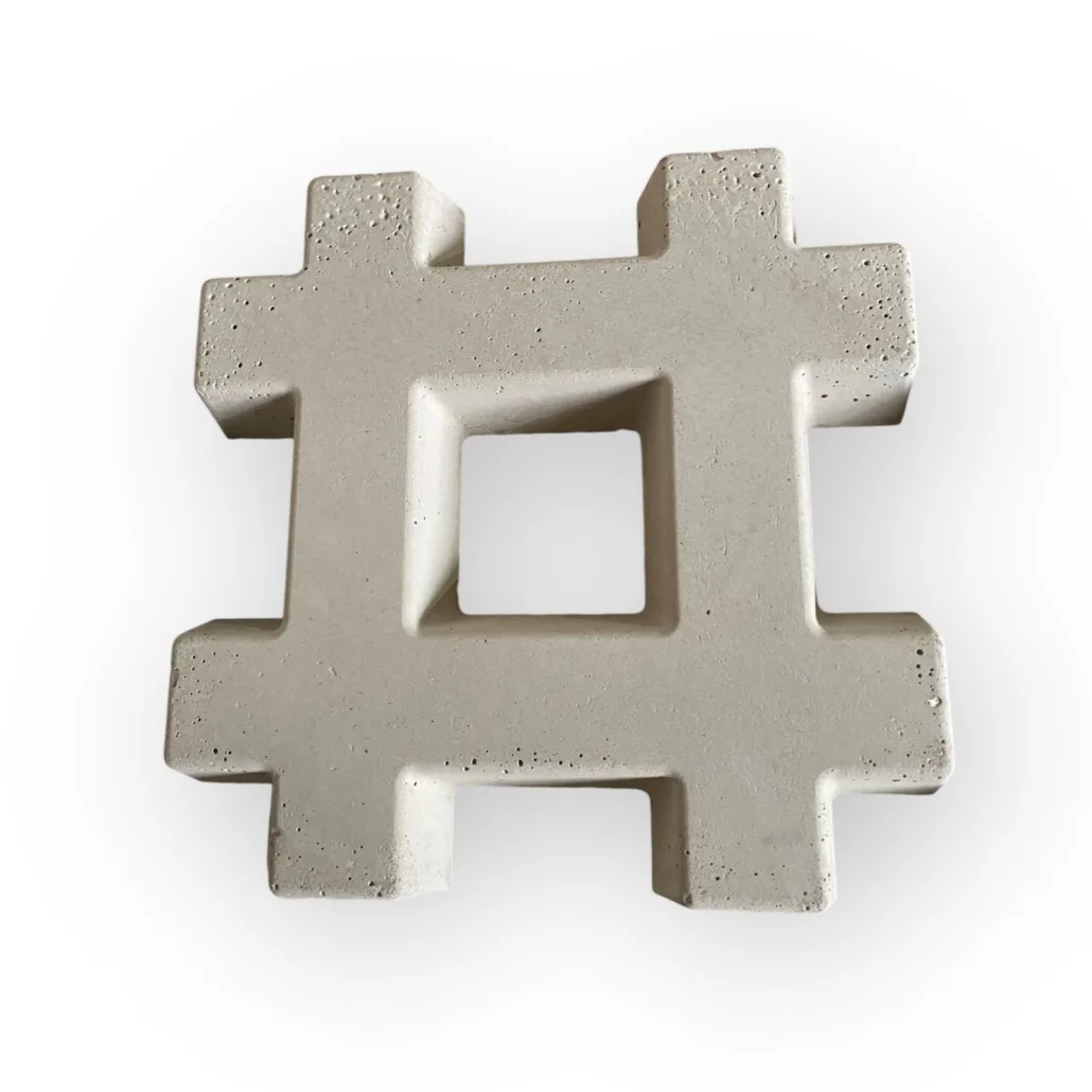 Bloque Césped Hormigón — Numeral — vista 1 del catálogo de Aquanort